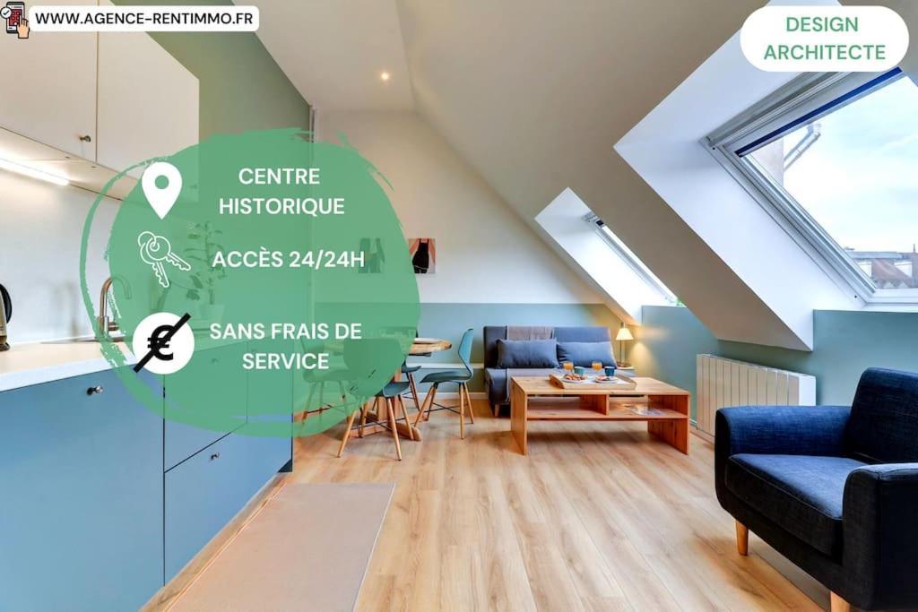 Le Contemporain I Centre Historique Darcy & Design Apartamento Dijon Exterior foto